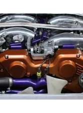 ZSPEC Design Bright Silver Stainless & Billet Timing Covers Dress-Up Fastener Nissan 300ZX Z32 1990-1996                                     - 00843612142917 - Image 4