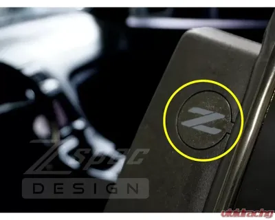 ZSPEC Design Left/Right Pair Outer B-Pillar Finisher Cap w/ Z Logo Nissan 300ZX 1990-1996 - 00843612143341