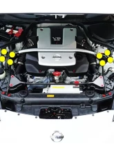 ZSPEC Design Stainless & Billet Strut Brace Fastener Kit w/ Purple Washers Nissan 350Z Z33 2003-2009                                     - 00843612184658 - Image 3