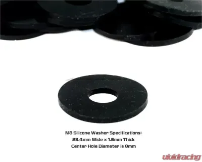 ZSPEC Design 25-Pack M8 Silicone-Rubber Fender Washers - 00843612143938