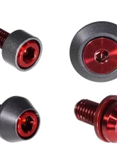ZSPEC Design Red Titanium & Billet Interior Dress-Up Bolts Fastener Kit w/ Gunmetal Washers Ford Bronco 2.7L 2021+                                     - 00843612120632 - Image 12