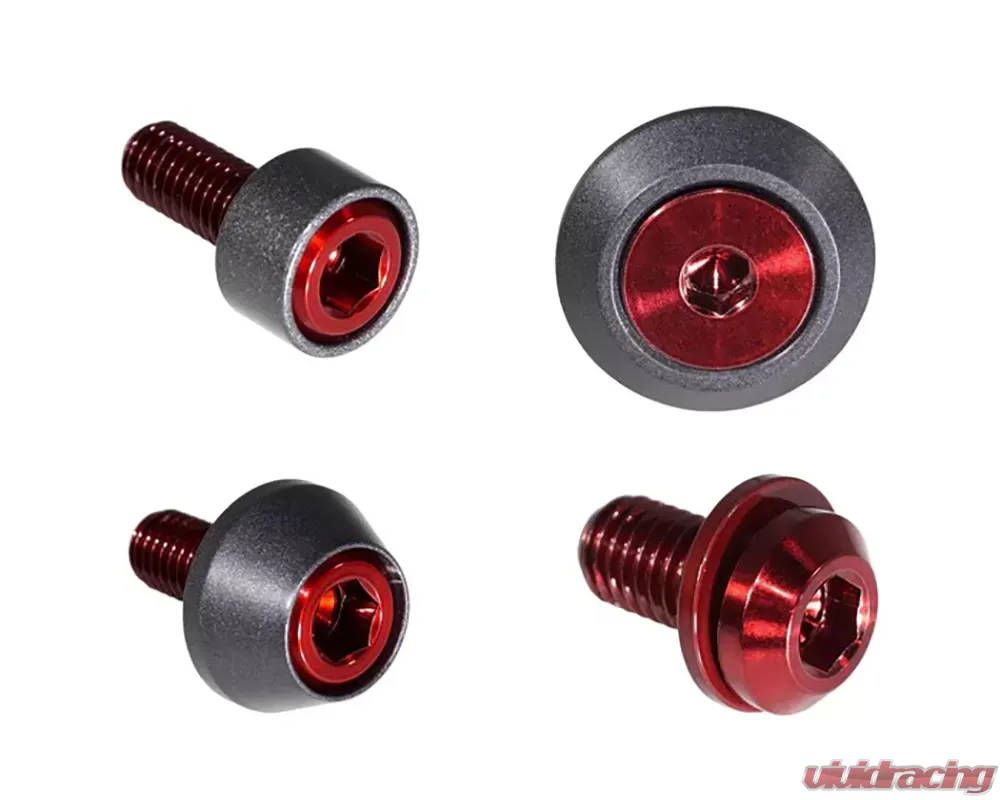 ZSPEC Design Red Titanium & Billet Stage 2 Dress-Up Bolts