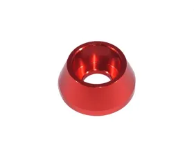 ZSPEC Design Gloss Red SHSC Fastener 10-Pack Billet M10 Angled Cup Finish Washers