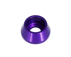ZSPEC Design Gloss Purple SHSC Fastener 10-Pack Billet M10 Angled Cup Finish Washers