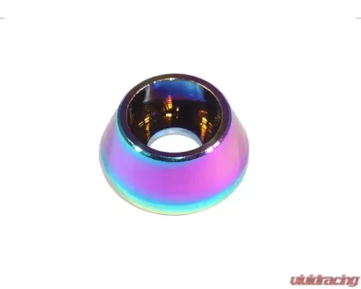 ZSPEC Design Neochrome SHSC Fastener 10-Pack Billet M10 Angled Cup Finish Washers - 00843612185464