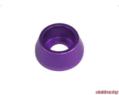 ZSPEC Design Matte Purple SHSC Fastener 10-Pack Billet M10 Angled Cup Finish Washers - 00843612185525
