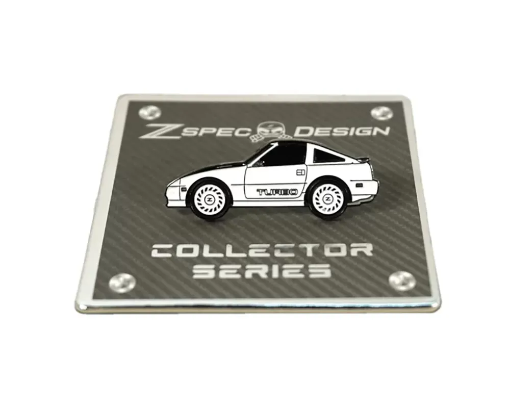 Zspec Design White Nissan 300ZX Z31 Shiro Tribute Lapel Pin