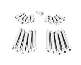 ZSPEC Design Silver Titanium Timing Covers Fasteners w/out Bushing Nissan 300ZX Z32 1990-1996