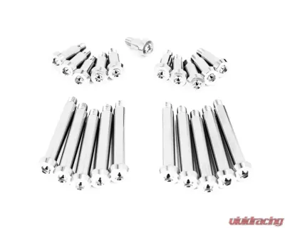 ZSPEC Design Silver Titanium Timing Covers Fasteners w/out Bushing Nissan 300ZX Z32 1990-1996 - 00843612144591