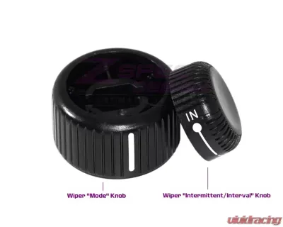 ZSPEC Design Mode & Internal Knobs LHD Wiper Control Knobs Nissan 300ZX Z32 1990-1999 - 00843612144782