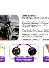 ZSPEC Design Mode & Internal Knobs LHD Wiper Control Knobs Nissan 300ZX Z32 1990-1999                                     - 00843612144782 - Image 4