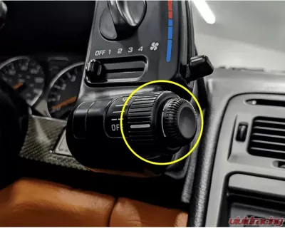 ZSPEC Design Mode & Internal Knobs LHD Wiper Control Knobs Nissan 300ZX Z32 1990-1999 - 00843612144782