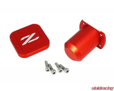 ZSPEC Design Red Billet Aluminum Cruise Control Cap-Covers w/ Z Logo Nissan 300ZX Z32 1990-1996 - 00843612145260