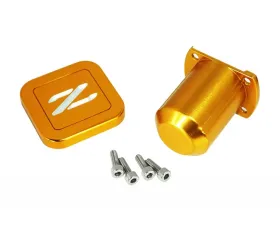 ZSPEC Design Orange-Gold Billet Aluminum Cruise Control Cap-Covers w/ Z Logo Nissan 300ZX Z32 1990-1996