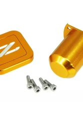 ZSPEC Design Orange-Gold Billet Aluminum Cruise Control Cap-Covers w/ Z Logo Nissan 300ZX Z32 1990-1996                                     - 00843612145277 - Image 2