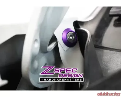 ZSPEC Design Gloss Red Stainless & Billet Stage 1 Dress-Up Bolts Fastener Kit Volkswagen Taos 2022+ - 00843612146526