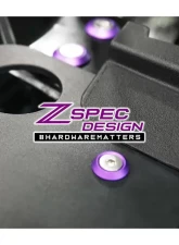 ZSPEC Design Gloss Red Stainless & Billet Stage 1 Dress-Up Bolts Fastener Kit Volkswagen Taos 2022+                                     - 00843612146526 - Image 5