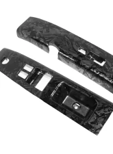 ZSPEC Design Forged Carbon Style LHD Interior Door Window Switch Finisher Set Nissan 350Z Z33 2003-2005                                     - 00843612147066 - Image 5