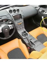 ZSPEC Design Forged Carbon Style LHD Interior Door Windiow Switch Finisher Set Nissan 350Z Z33 2006-2009                                     - 00843612147127 - Image 2