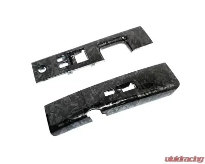 ZSPEC Design Forged Carbon Style LHD Interior Door Windiow Switch Finisher Set Nissan 350Z Z33 2006-2009 - 00843612147127