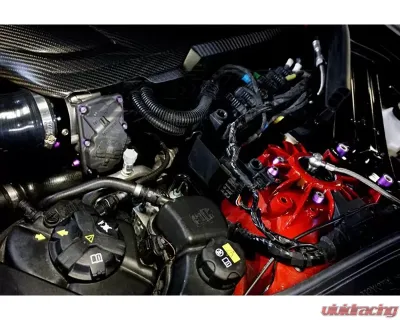ZSPEC Design Gloss Yellow Stainless & Billet Stage 2 Fastener Kit Toyota Supra MK5 GR A90 2020+ - 00843612148056