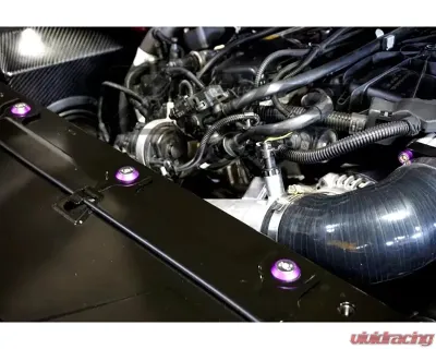 ZSPEC Design Gloss Yellow Stainless & Billet Stage 2 Fastener Kit Toyota Supra MK5 GR A90 2020+ - 00843612148056