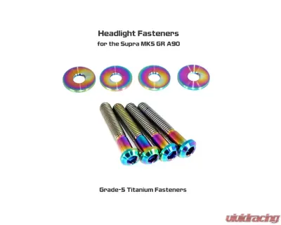 ZSPEC Design Burned Titanium Stage 2 Fastener Kit Toyota MKV GR A90 2020+ - 00843612148094