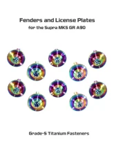ZSPEC Design Burned Titanium Stage 2 Fastener Kit Toyota MKV GR A90 2020+                                     - 00843612148094 - Image 10