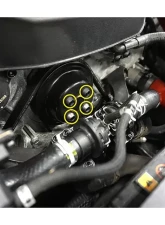 ZSPEC Design Blue Titanium & Billet Upper-Pulley Fastener Kit w/ Gunmetal Washers Kia Stinger GT 2018+                                     - 00843612148995 - Image 2