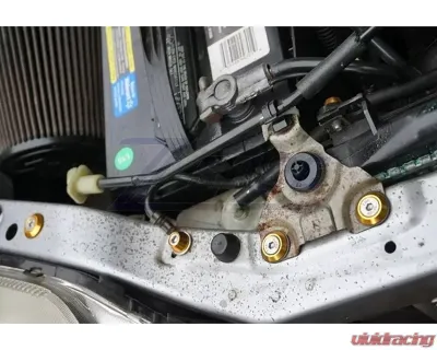 ZSPEC Design Orange-Gold Stainless & Billet Stage 3 Dress-Up Bolts Fastener Kit Honda Prelude 2.2L H22 1997-2001 - 00843612149091