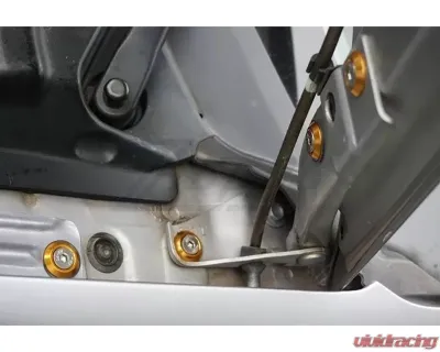 ZSPEC Design Orange-Gold Stainless & Billet Stage 3 Dress-Up Bolts Fastener Kit Honda Prelude 2.2L H22 1997-2001 - 00843612149091