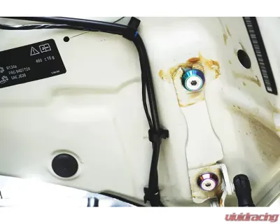 ZSPEC Design Bright White Stainless & Billet Stage 3 Dress-Up Bolts Fastener Kit Mini R57 Convertible 2009-2017 - 00843612150219