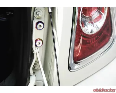 ZSPEC Design Bright White Stainless & Billet Stage 3 Dress-Up Bolts Fastener Kit Mini R57 Convertible 2009-2017 - 00843612150219