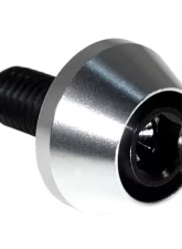 ZSPEC Design Black 8-Pack Grade-5 Titanium License Plate M6x20 SHSC Bolts w/ Bright Silver Washers                                     - 00843612168405 - Image 2