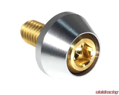 ZSPEC Design Gold Titanium & Billet Coil Packs Fastener Kit w/ Silver Washers Kia Stinger GT 2018+ - 00843612150318
