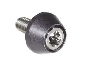 ZSPEC Design Silver 8-Pack Grade-5 Titanium License Plate M6x20 SHSC Bolts w/ Gunmetal Washers