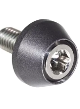 ZSPEC Design Silver 8-Pack Grade-5 Titanium License Plate M6x20 SHSC Bolts w/ Gunmetal Washers                                     - 00843612168047 - Image 2