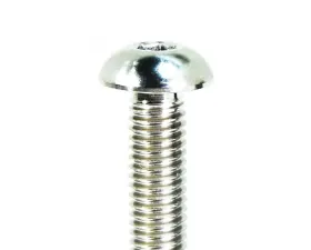 ZSPEC Design Silver Titanium Grade-5 M5-0.8x20mm Button-Head Bolt/Fastener