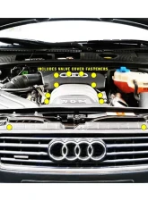 ZSPEC Design Gloss Black Stainless & Billet Stage 2 Dress-Up Bolts Fastener Kit Audi A4 B7 3.0L 2004-2008                                     - 00843612152305 - Image 2