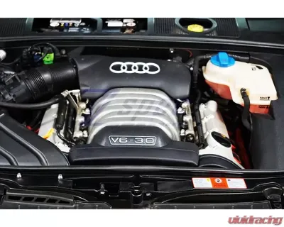 ZSPEC Design Gloss Black Stainless & Billet Stage 2 Dress-Up Bolts Fastener Kit Audi A4 B7 3.0L 2004-2008 - 00843612152305