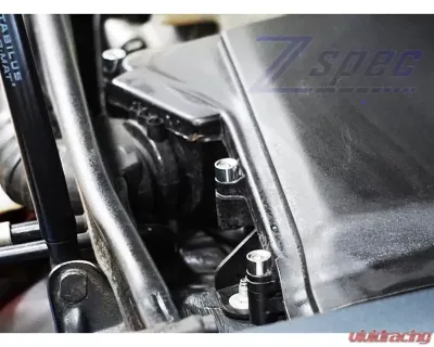 ZSPEC Design Gloss Black Stainless & Billet Stage 2 Dress-Up Bolts Fastener Kit Audi A4 B7 3.0L 2004-2008 - 00843612152305