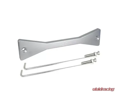 ZSPEC Design Silver No Etch Billet Battery Hold Down/Bracket Datsun  Z | ZX w/ Stainless Hardware - 00843612169709