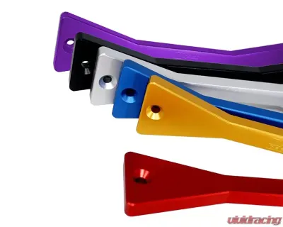 ZSPEC Design Silver No Etch Billet Battery Hold Down/Bracket Datsun  Z | ZX w/ Stainless Hardware - 00843612169709