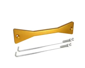 ZSPEC Design Gold Billet Battery Hold Down/Bracket w/ Stainless Hardware & Z Logo Nissan 370Z Z34 2009-2020