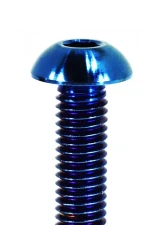 ZSPEC Design Blue Titanium M5x20mm Button-Head Body Kit Fastener w/ Rivet Nut                                     - 00843612142764 - Image 4