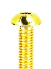 ZSPEC Design Gold Titanium M5x20mm Button-Head Body Kit Fastener w/ Rivet Nut                                     - 00843612142788 - Image 4
