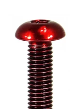ZSPEC Design Red Titanium M5x20mm Button-Head Body Kit Fastener w/ Rivet Nut                                     - 00843612142801 - Image 4