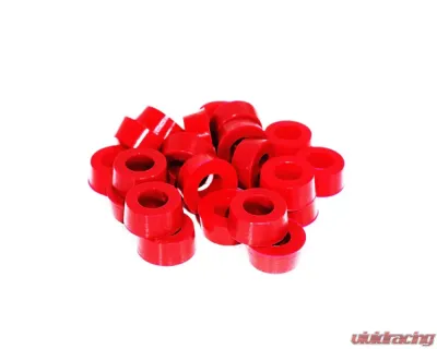 ZSPEC Design 20-Pack Red Shoulder Bolts Silicone Timing Cover Bushings Nissan Z31 300ZX - 00843612153289