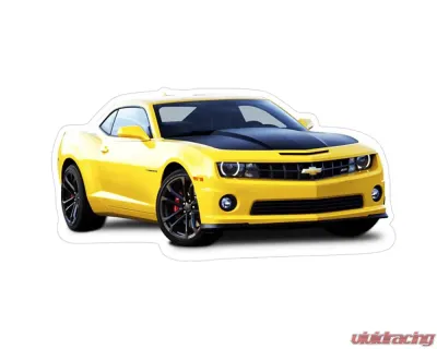 ZSPEC Design Chevrolet Camaro Yellow Sports Car Vinyl Decal/Sticker - 00843612153340