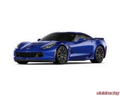 ZSPEC Design Chevrolet Corvette C7 Blue Sports Car Vinyl Decal/Sticker - 00843612153364